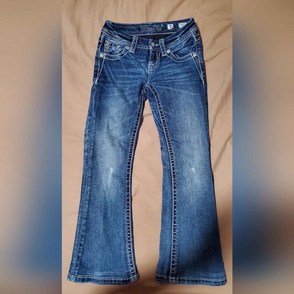 Miss Me Blue Denim Jeans Classic Style